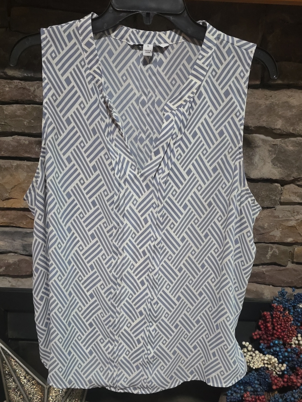 41 Hawthorn Sleeveless Blouse Sz XL